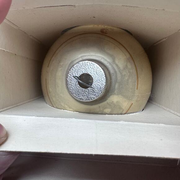 Vintage 1978 "Heavenly Trio" Glass Christmas Ornament - Picture 5 of 6